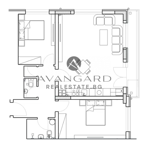 ТРИСТАЕН АПАРТАМЕНТ! МЛАДЕЖКИ ХЪЛМ!