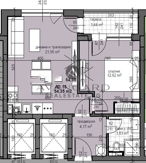 ACT 16! TWO-ROOM APARTMENT