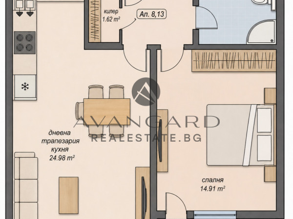 ПРЕД АКТ 14! ДВУСТАЕН КЮЧУК ПАРИЖ