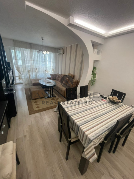 ТРИСТАЕН ОБЗАВЕДЕН АПАРТАМЕНТ! КЮЧУК ПАРИЖ!