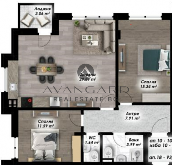 Тристаен ЛУКСОЗНА СГРАДА ОСТРОМИЛА