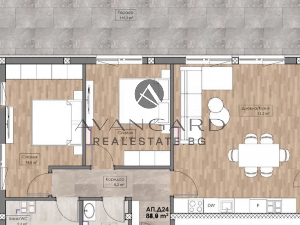 ACT 16 !!! THREE-ROOM APARTMENT!!! PANORAMIC VIEW !!!