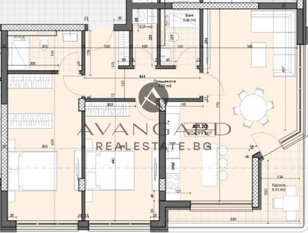 ТРИСТАЕН АПАРТАМЕНТ В НОВОСТРОЯЩА СЕ НИСКА СГРАДА! МАРКОВО!