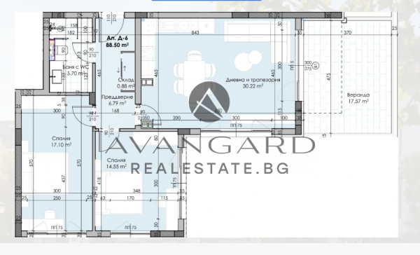 Тристаен апартамент/ Остромила