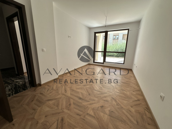 One -bedroom with yard and garden completed