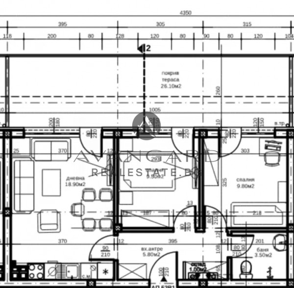 ТРИСТАЕН АПАРТАМЕНТ ПРЕД АКТ 16