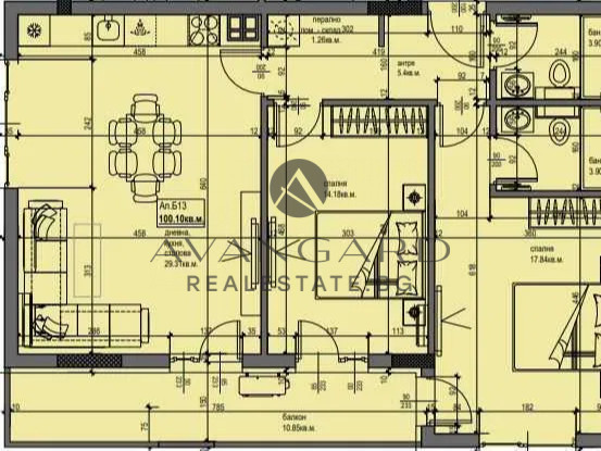 Three-room Smirnensky