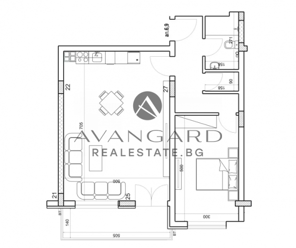One bedroom! Youth hill!