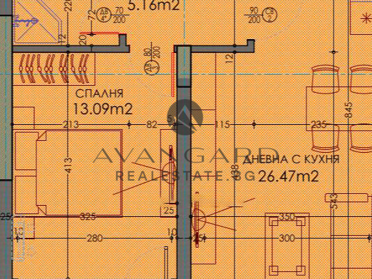 TWO-ROOM APARTMENT IN FRONT OF ACT16! THRACIA!