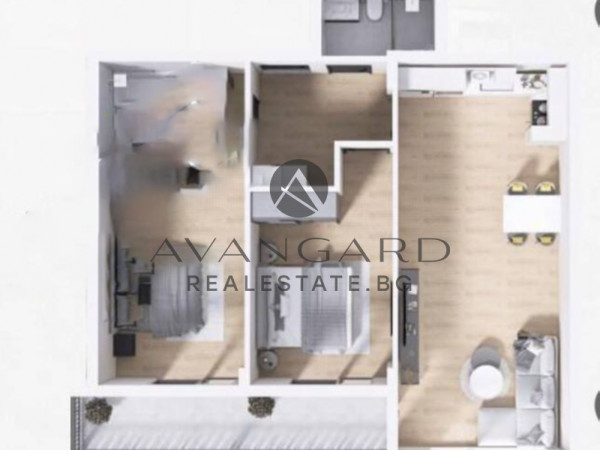 Тристаен апартамент пред акт 14