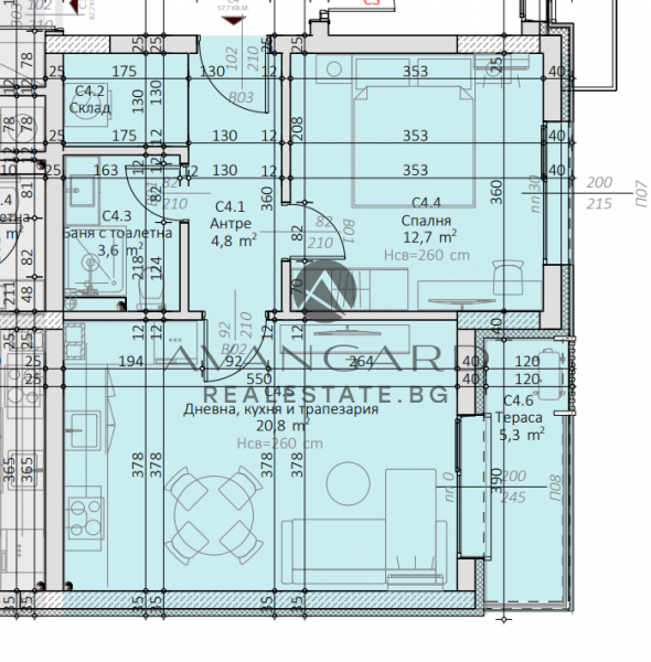 One -bedroom in a luxury building / Mall Plovdiv