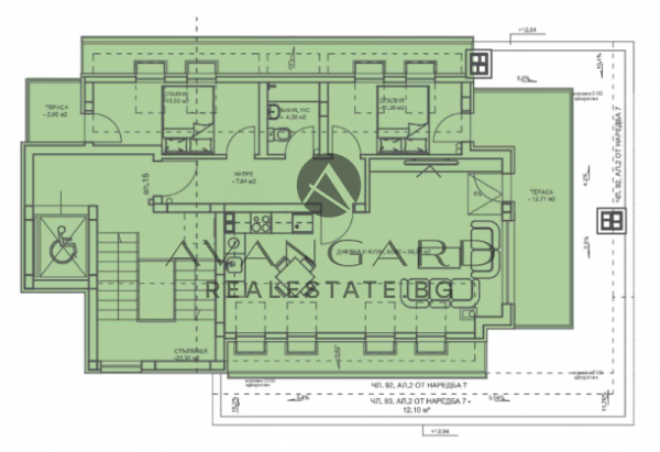 Тристаен апартамент пред акт 14 / Коматево