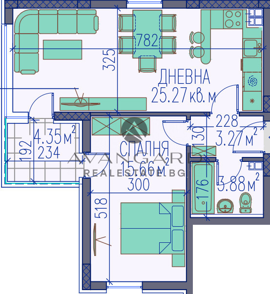 Two-room / Hungry field