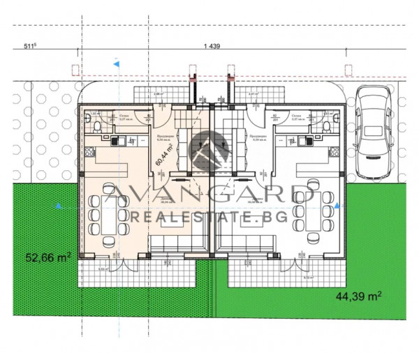 SINGLE-FAMILY TWO-STOREY HOUSE with TRUD